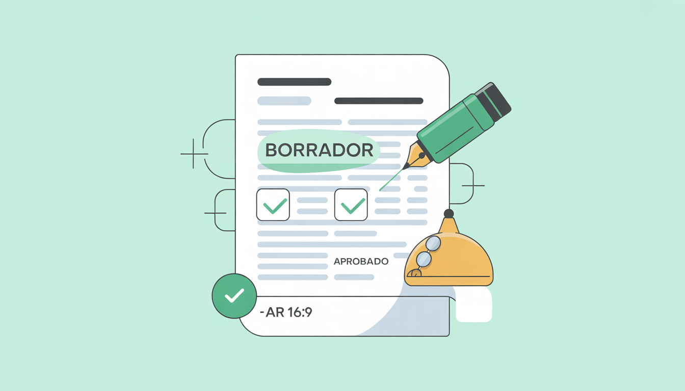 Corrección de Borrador
